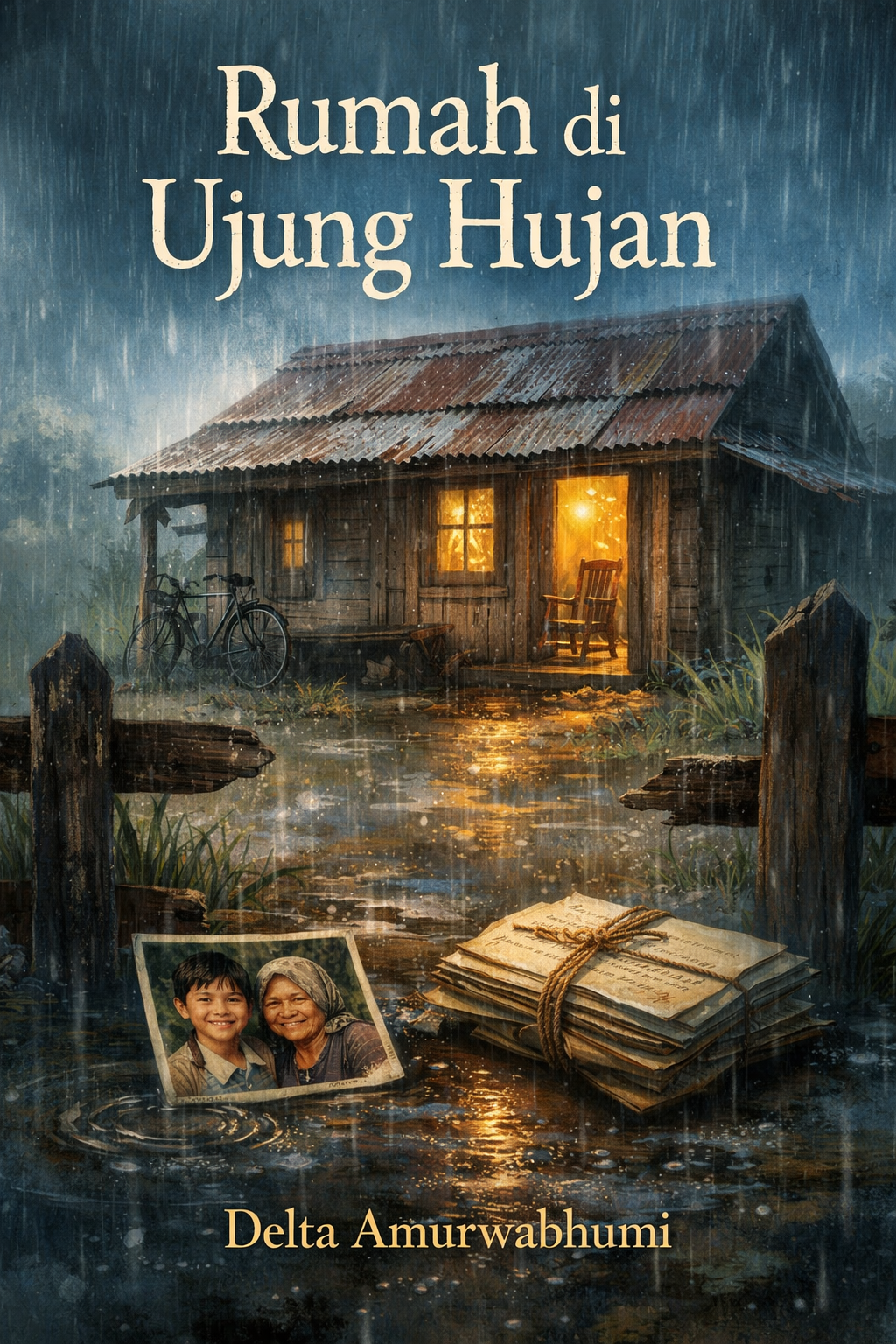 Sampul Rumah di Ujung Hujan
